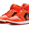 Air Jordan 1 Orange | Authentic Retro Sneakers | Fast US Shipping - Image 2