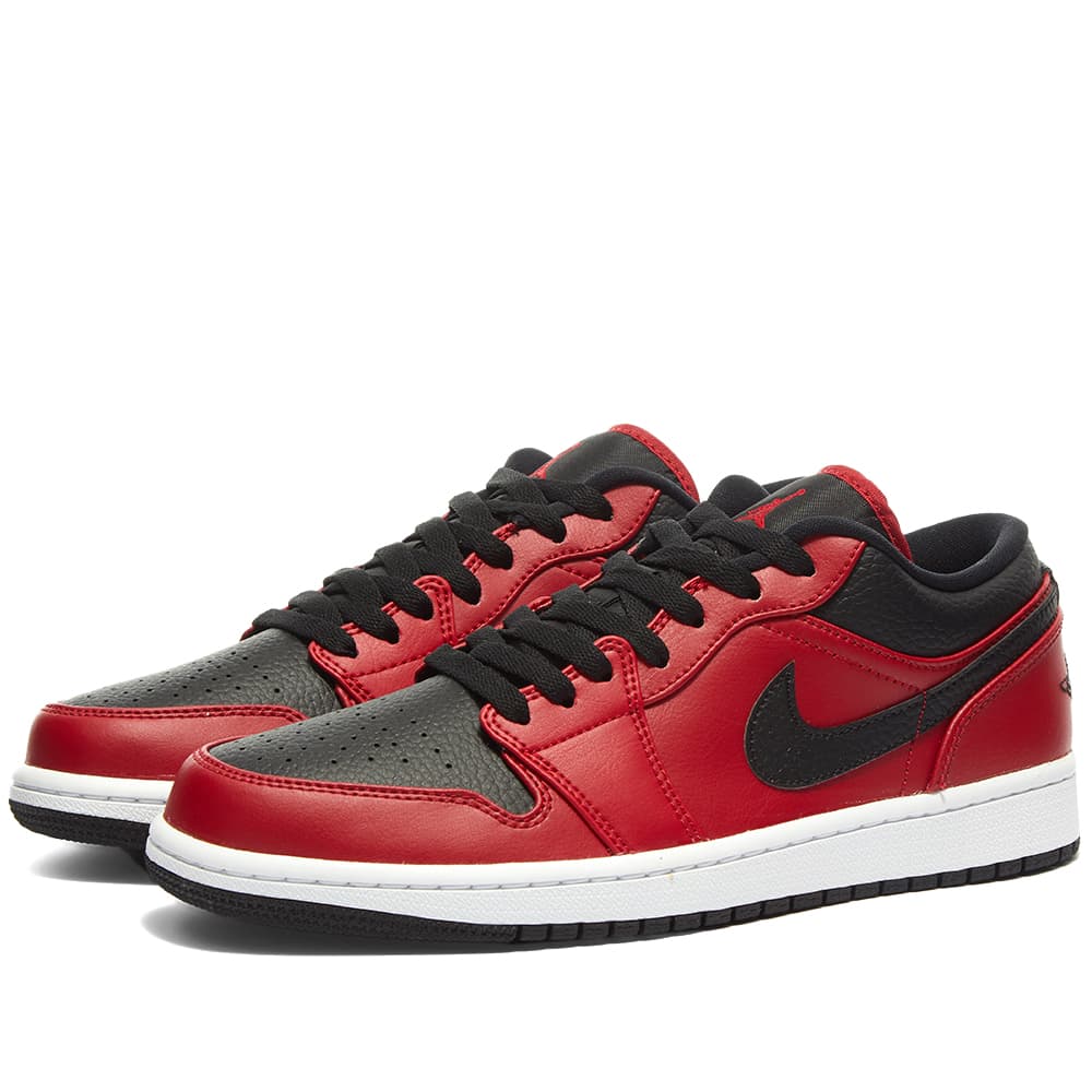 Jordan 1 Low Red Black