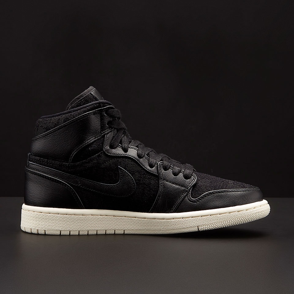 Jordan 1 Womens Black - Authentic Retro High Top Sneakers
