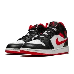 Jordan 1 Mid Gym Red Black White Cheap Sale,Buy Now