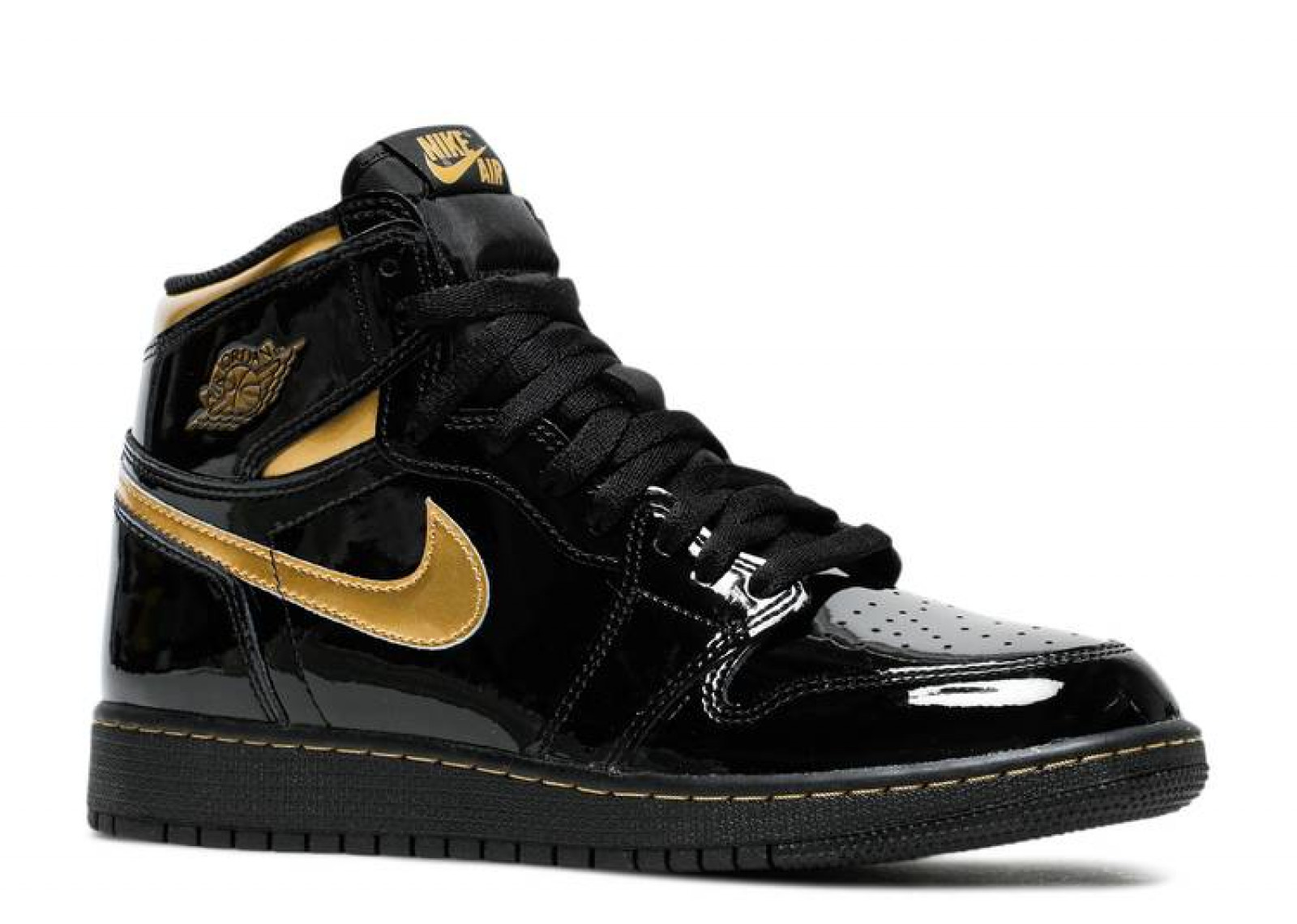 Jordan Retro 1 Black And Gold ,100% Satisfaction