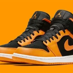 Orange And Black Air Jordan 1 -72%Off Clearance Sale