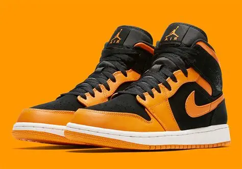 Orange And Black Air Jordan 1 -72%Off Clearance Sale