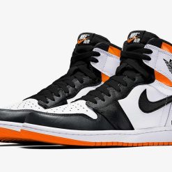 Orange Black White Jordan 1 Attractive & Durable
