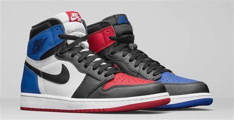 Red Black and Blue Jordan 1 – Tri-Color Boldness