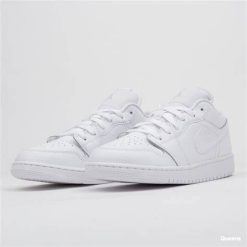Jordan 1 Low All White – Clean Low-Top | Free Shipping