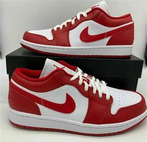 Jordan 1 Low Gym Red White,Jordan Shoes ,2025 Clearance Sale